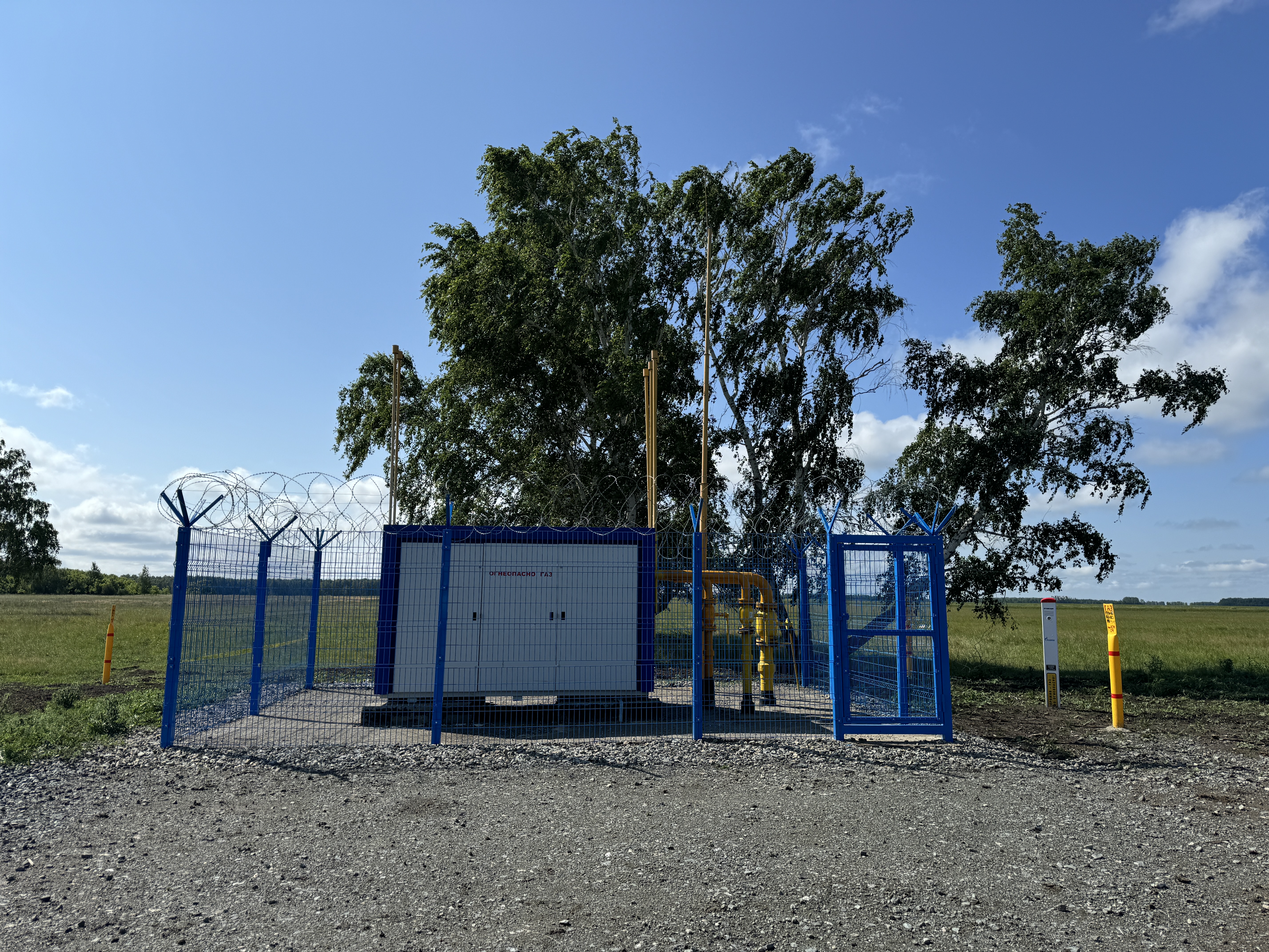 В Шербакульском районе Омской области газифицированы села Изюмовка и Александровское